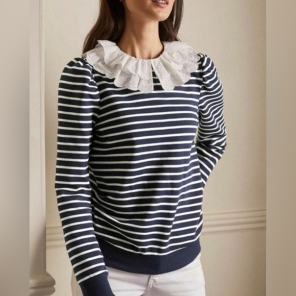 Boden cotton Hattie dressy sweatshirt XL - Picture 2 of 4